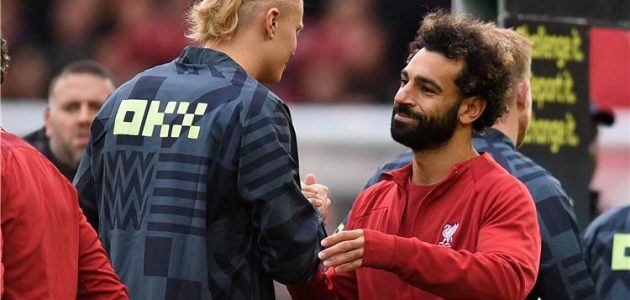 ترتيب هدافي الدوري الإنجليزي بعد نهاية الجولة 32.. محمد صلاح يتقدم وهالاند يحافظ على الصدارة